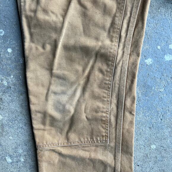 Vintage carhartt brown double knee work wear carpenter pants - Picture 8 of 9